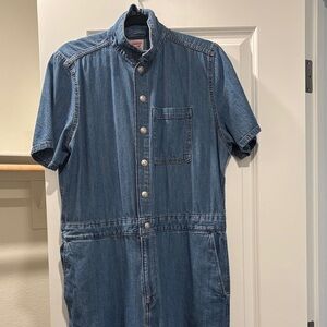 Signature by Levi Strauss Blue Denim Jumpsuit